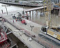enlarge_image Passerelles de servitude entre les épis et le chantier des piles
