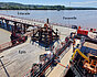 enlarge_image Passerrelles de servitude entre les épis et le chantier des piles