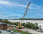 enlarge_image Grue automotrice sur chenilles avec flèche treillis