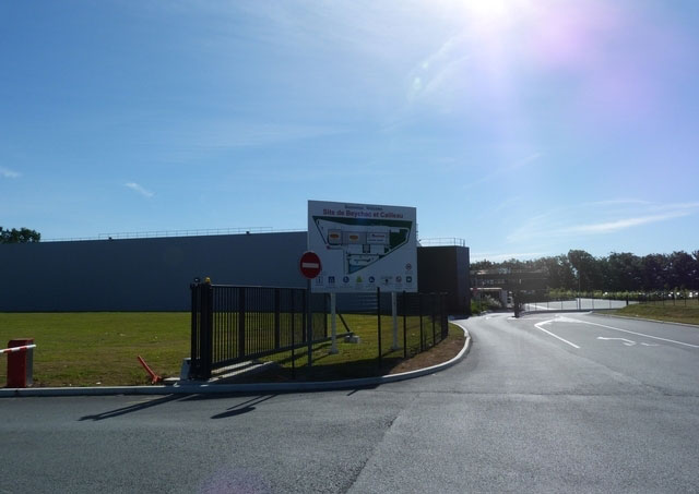 Entrepôt logistique "produit frais" - Circulation extérieure - Accès principal panneau d'information spécifique ATAC