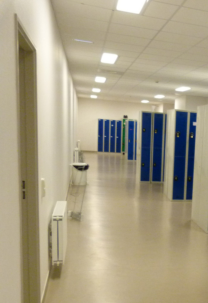Construction d'une clinique - Interventions ultérieures sur ouvrage -Identification des réseaux BELHARRA Vestiaire locaux sociaux