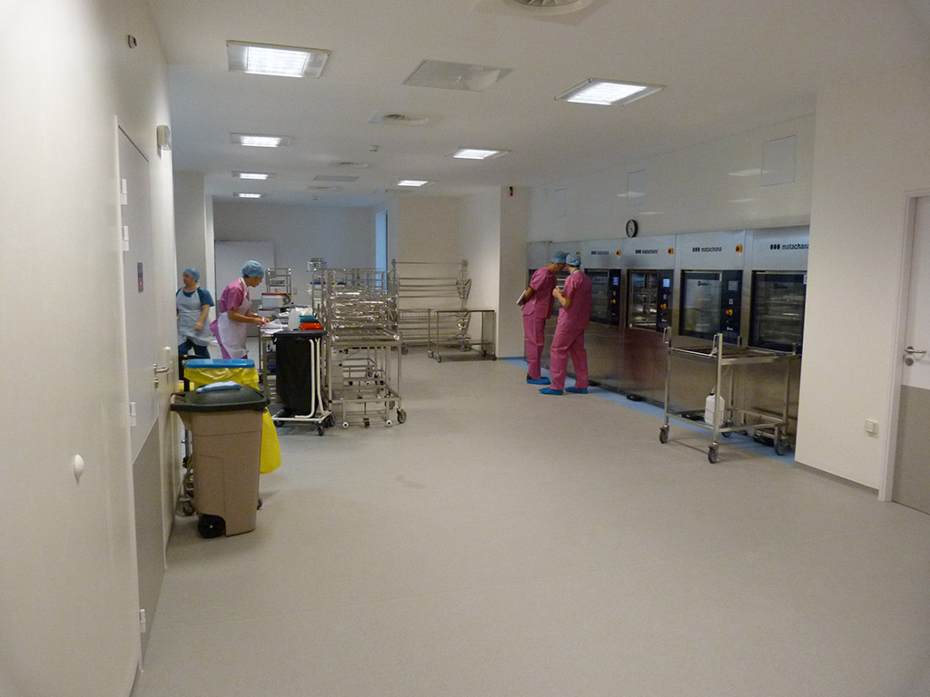 onstruction d'une clinique - Stérilisation -Stérilisation : zone sale 2 BELHARRA