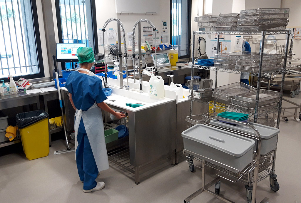 onstruction d'une clinique - Stérilisation -Stérilisation : zone sale 3 BELHARRA