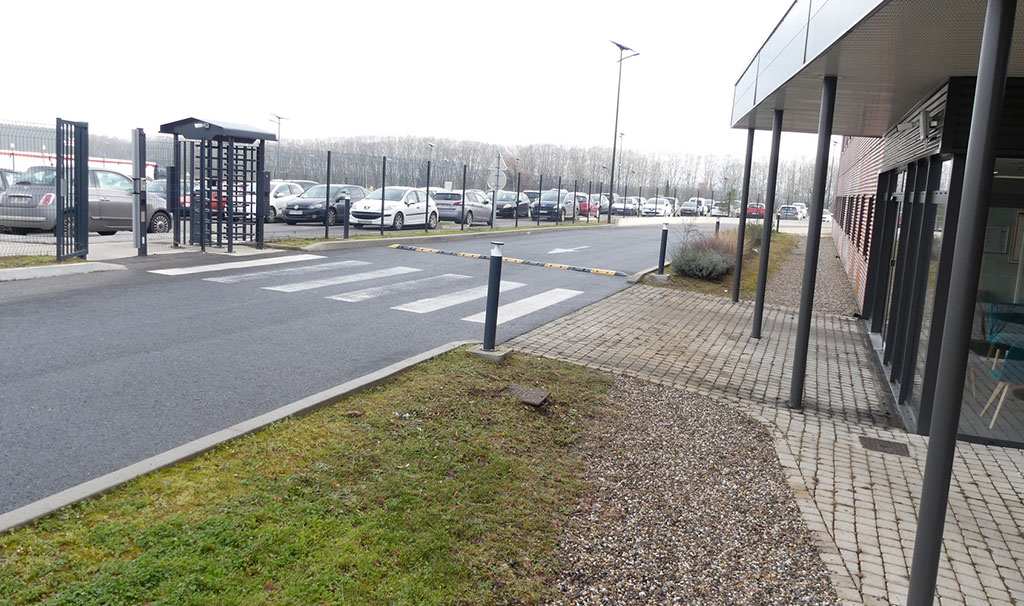 Construction d'une plateforme logistique - Circulation extérieure - Cheminement piétons BIOCOOP