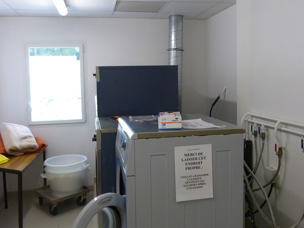 Reconstruction d'un EHPAD à Bordeaux Caudéran - Éclairage naturel 3 local technique et machine à laver CHENERAIE
