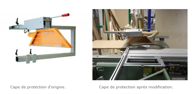 Machines fixes dans un atelier d'aménagement et d'agencement intérieur, avant / après. Atelier de création d'aménagement et d'agencement intérieur - Assainissement de l'air.