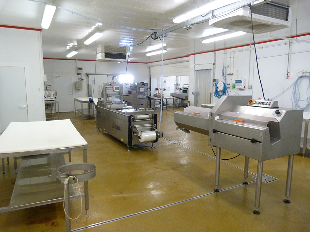 Rénovation et extension d'un site de production agroalimentaire - Circulation intérieure machine spécifique