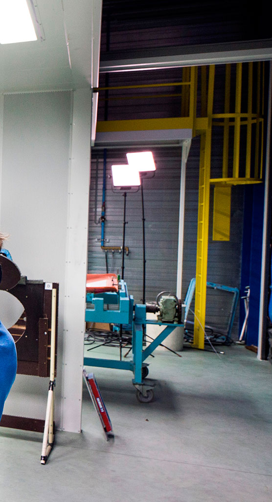 Intervention ultérieure – atelier composites STELIA. Atelier de fabrication de pièces en matière composite pour l'industrie aéronautique - Interventions ultérieures