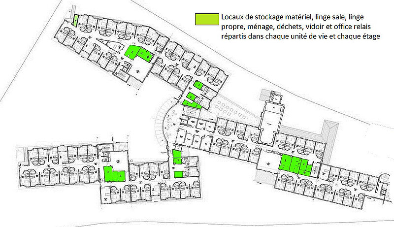 Locaux de stockage EHPAD Sainte Elisabeth à Saint-Palais