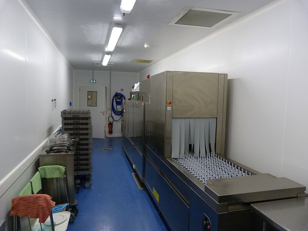 Construction d'une clinique - Cuisine - Ventilation/confort thermique couloir