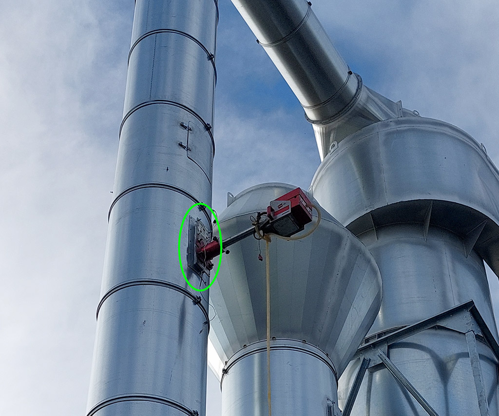 ASA usinage Trappe de mesure des rejets dans l'environnement