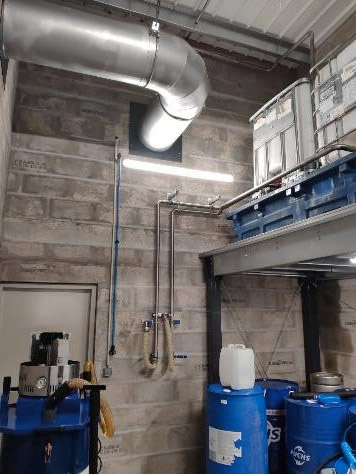 Conception d'un atelier de micro-mécanique de haute précision VCN - Gestion de l'huile de coupe